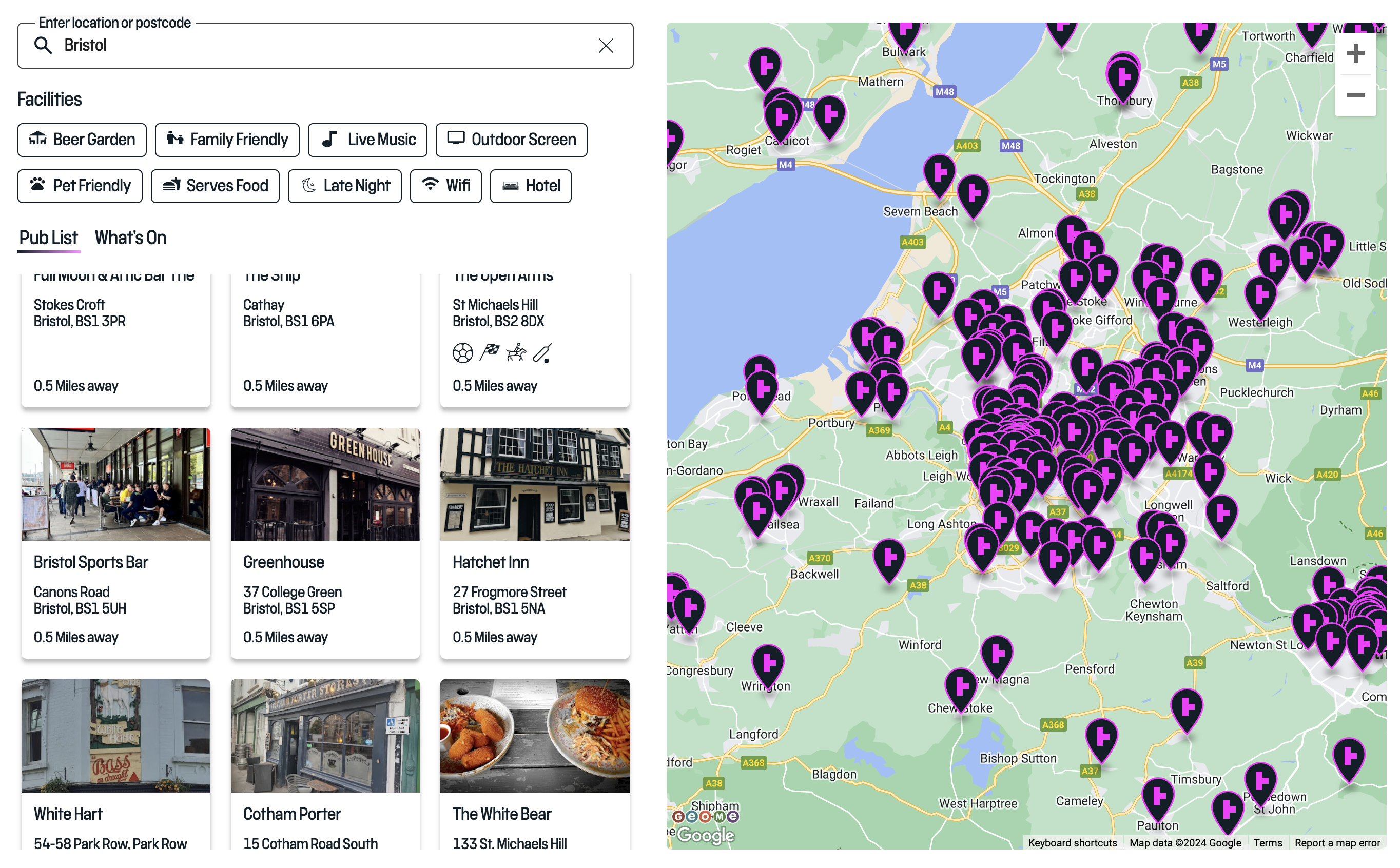 Retail location finder